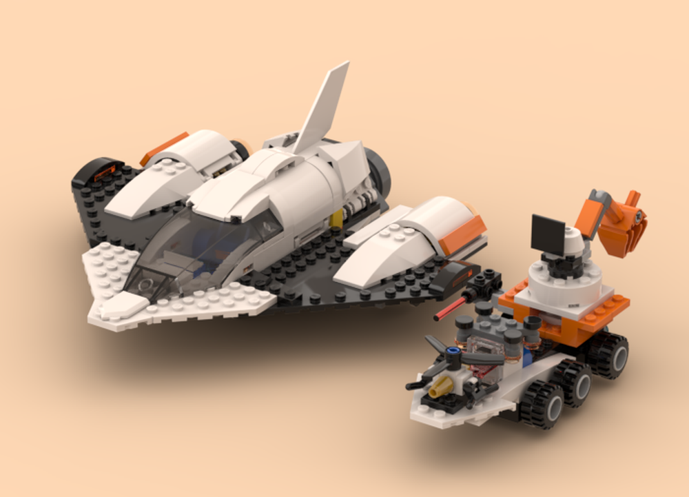 Lego 60226 [freemium] Mars Traingular Shuttle 2155