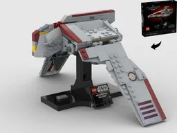 Nu-Class Republic Attack Shuttle Midi Scale - Alternate Build of 75404 Acclamator
