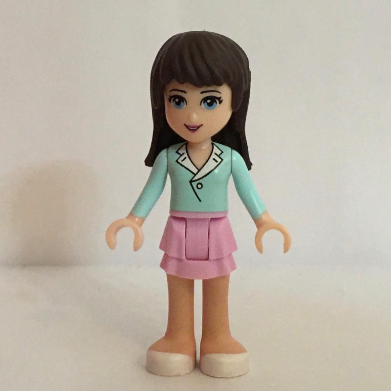 Lego Sophie - Light Aqua Shirt, Bright Pink Skirt