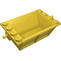 Tipper Bucket 4 x 6 x 2 / Yellow