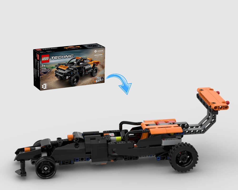 Lego Dragster 42166 Alternative