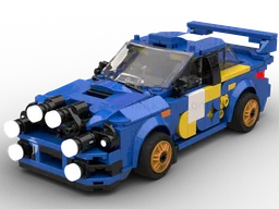 Subaru Impreza'01 BURNS/ Rally New Zealand 2001/ Burns' S7 X7SRT /'BURNING BLUE' (LiTE Compatible, Subaru series)