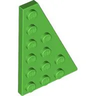 Wedge Plate 6 x 4 Right / Bright Green