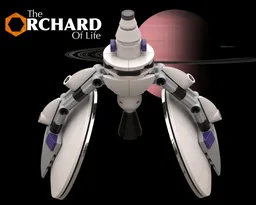 Crested Angel Solar Moth / Light Moth Spacecraft