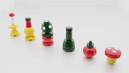 Classic Monopoly Pawns (70s - 80s)