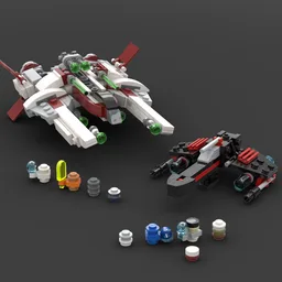 The Yoda Chronicles: Jedi Scout Fighter + Jek-14 Stealth Starfighter