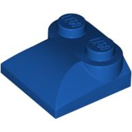 Lego Brick Curved 2 x 2 x 2/3 Two Studs and Curved Slope End / Royal Blue