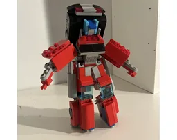 Transformable Red Truck