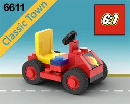 6611 Up-Scaled fire chief's car