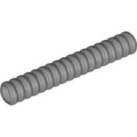 Hose, Ribbed 7mm D. 6L / 4.8cm / Flat Silver