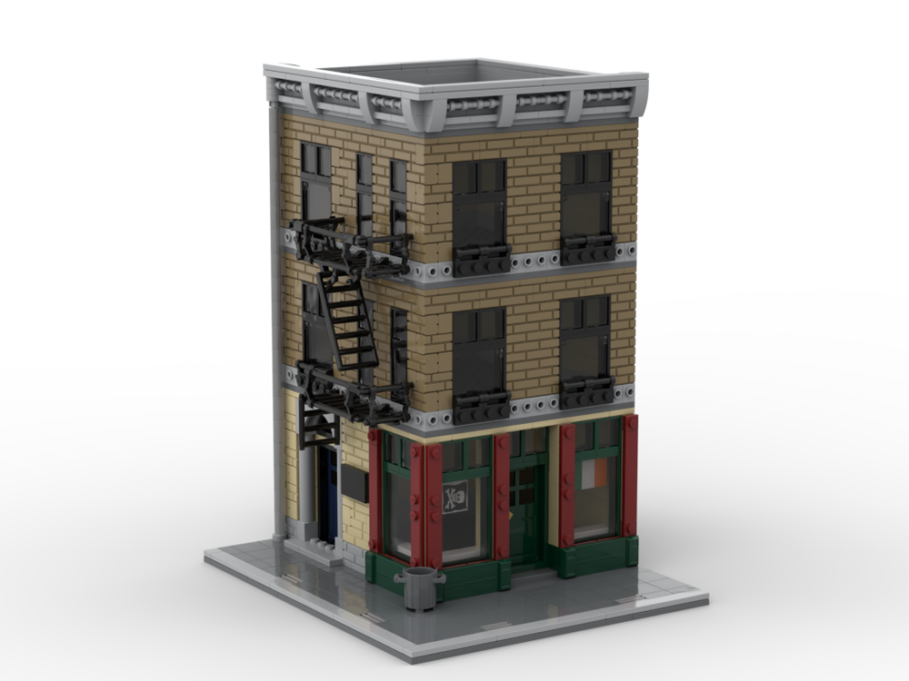 Lego Peter's Apartment/Nelson & Murdock Office/Irish Pub Modular Building