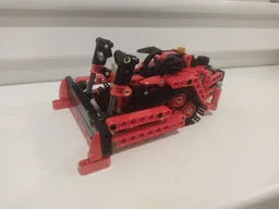 Red bull dozer (Lego technic foundation model)