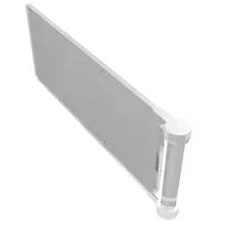 Flag 7 x 3 with Rod / Trans-Clear