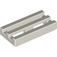 Tile Special 1 x 2 Grille with Bottom Groove / Glow In Dark Opaque