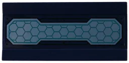Vehicle, Spoiler / Plow Blade 6 x 3 with Hinge with Metallic Light Blue Solar Panel Pattern (Sticker) - Set 76153