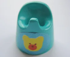 Scala Baby Potty with Teddy Bear Head Pattern (Sticker) - Set 3152 / Light Turquoise