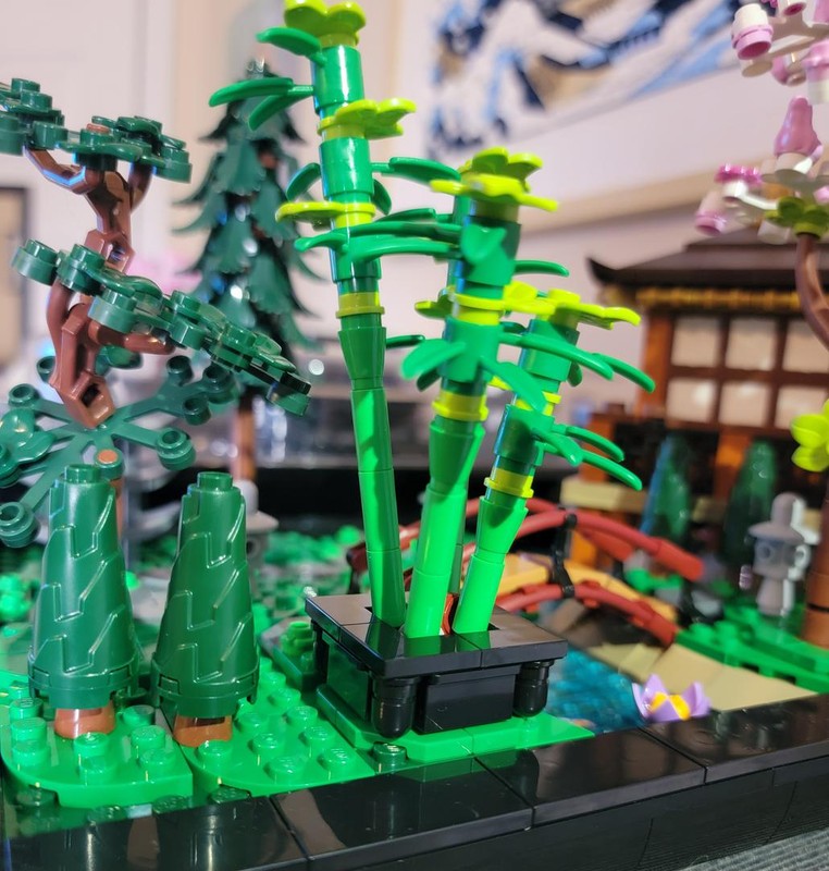 Lego Bamboo Planter for Tranquil Garden 10315