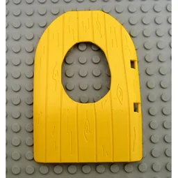 Duplo Door 1 x 4 x 4 2/3 Cave / Red