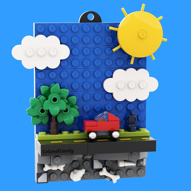 Lego A Joyful Road Trip - Ready to Hang 3D Frame