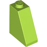 Brick Sloped 65° 2 x 1 x 2 / Lime