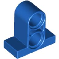Lego Technic Pin Connector Plate 1 x 2 x 1 2/3 [Two Holes On Top] / Blue