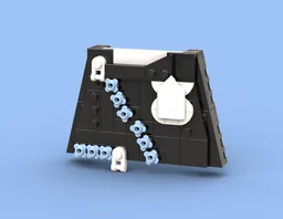 Torso Policeman with Zipper 6:1