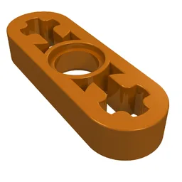 Technic Beam 1 x 3 Thin / Dark Orange