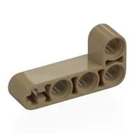 Technic Beam 2 x 4 L-Shape Thick / Dark Tan