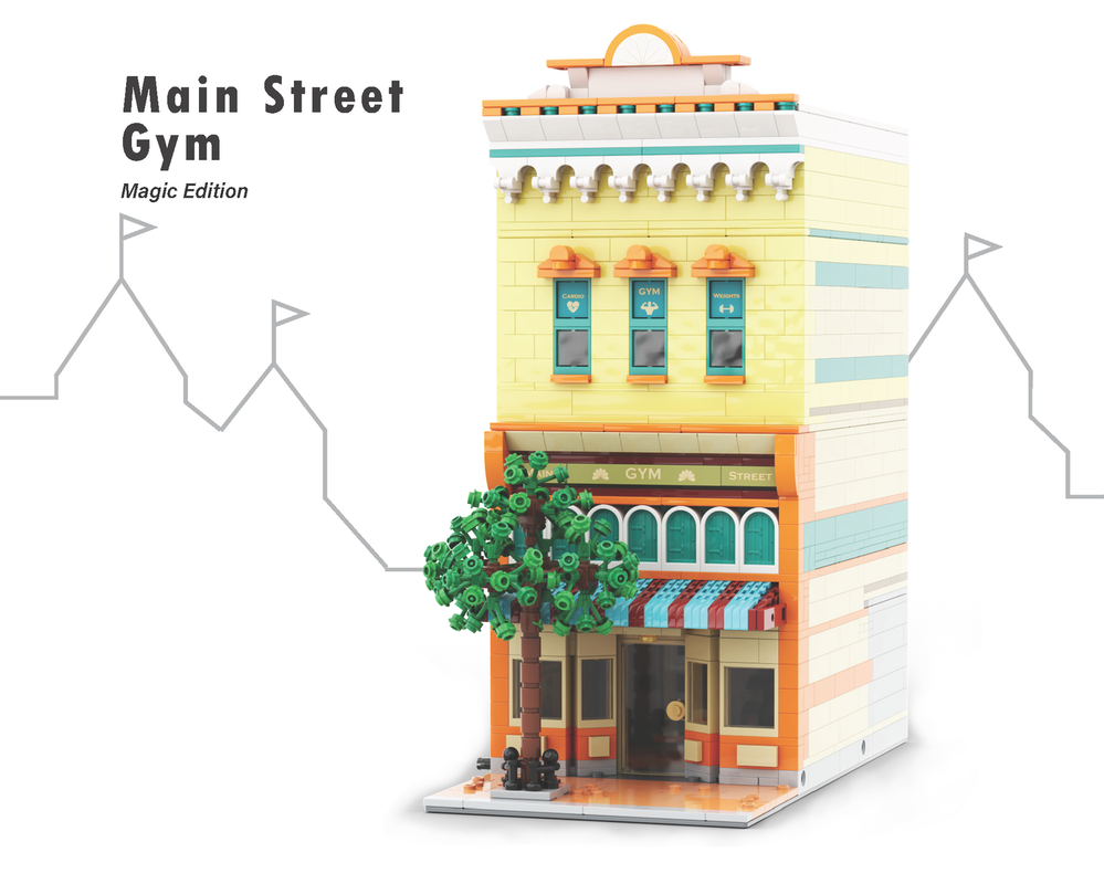 Lego Main Street Gym - Magic Edition