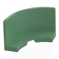 Lego Panel 3 x 3 x 2 Quarter Round / Sand Green