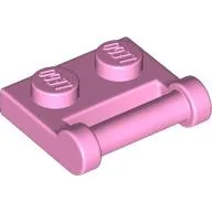 Plate Special 1 x 2 [Side Handle Closed Ends] / Bright Pink