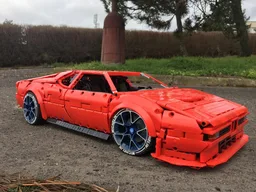 BMW M1 red 1:8