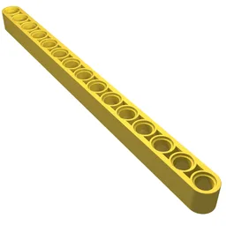 Technic Beam 1 x 15 Thick / Yellow