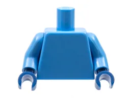 Torso Plain / Medium Blue Arms / Dark Blue Hands