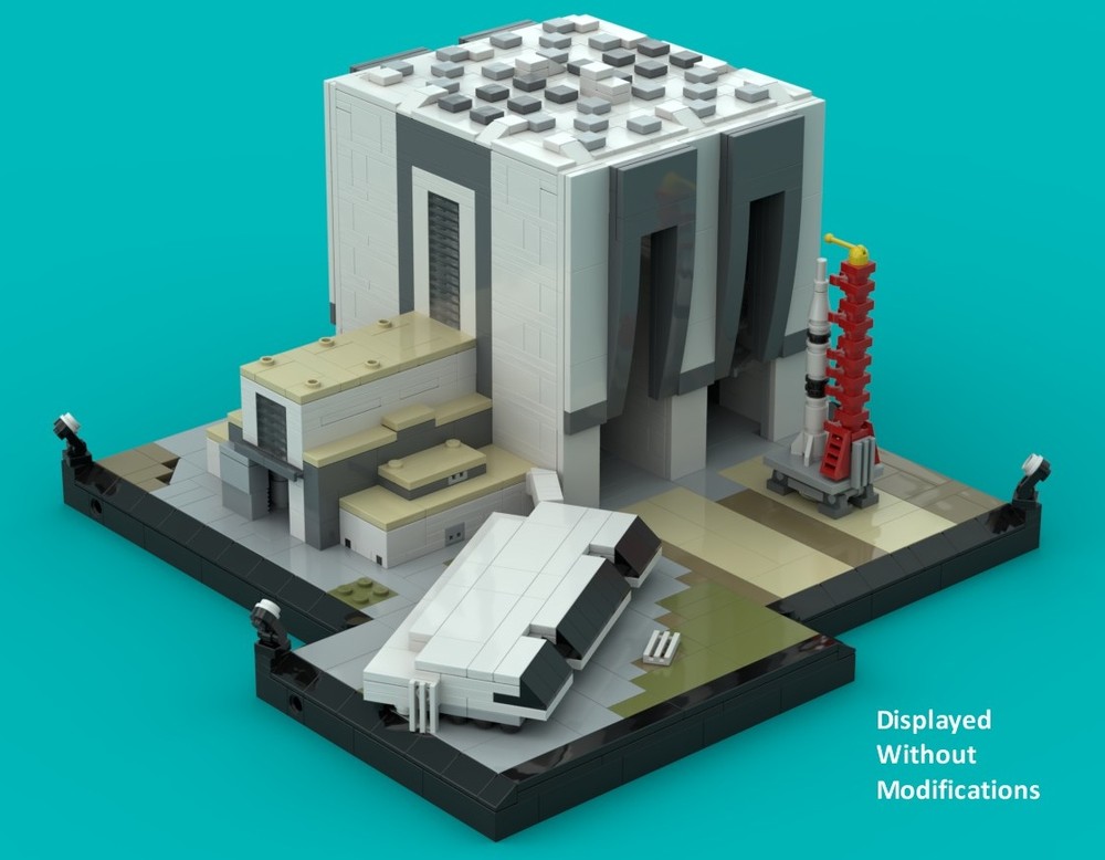 Lego Vehicle Assembly Building (VAB) Apollo 13 Stacking & Apollo 12 Rollout