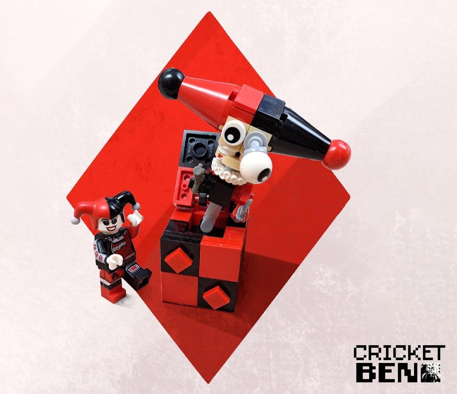 Lego Arkham Jack-in-a-Box (Harleen Quinzel themed)
