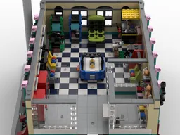 Retro Arcade & Diner - Compatible with Set 910013