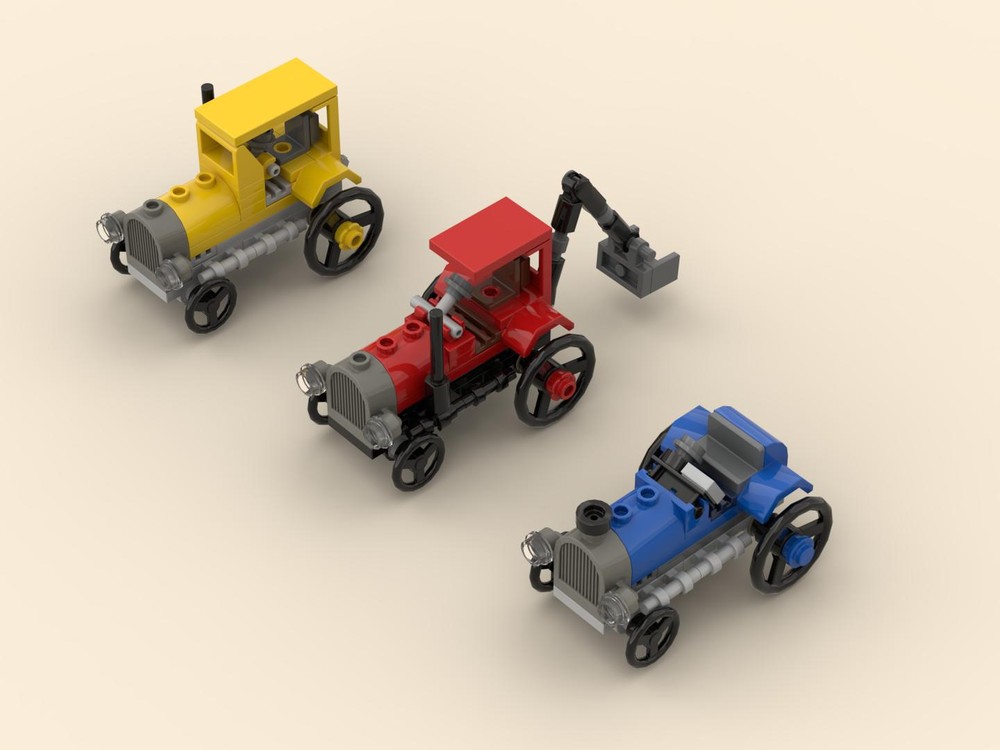 Lego Mini vintage tractors
