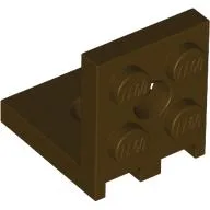 Bracket 2 x 2 - 2 x 2 / Dark Brown