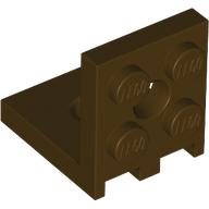 Lego Bracket 2 x 2 - 2 x 2 / Dark Brown