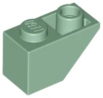 Brick Sloped Inverted 45° 2 x 1 / Sand Green