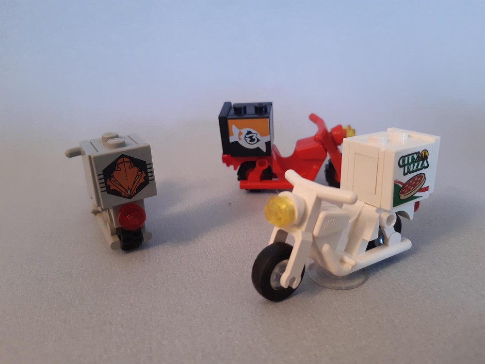 Lego Pizza Delivery Bike