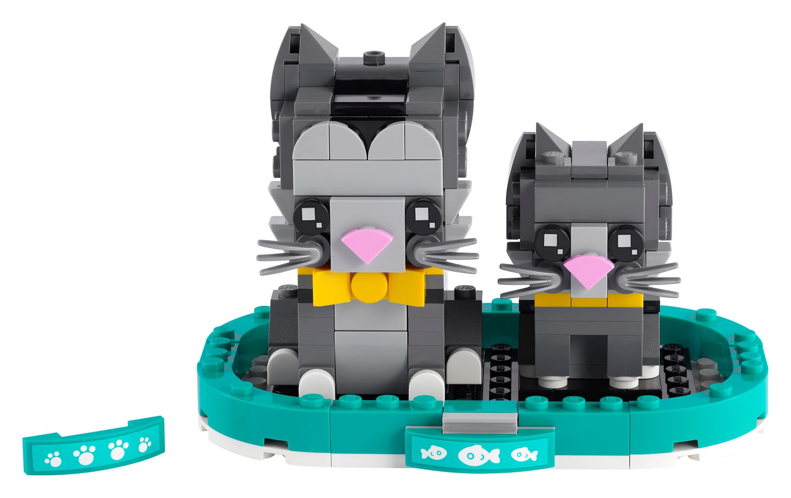 Lego Shorthair Cat and Kitten