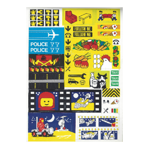 Lego Sticker Sheet 2 for Idea Book 6000 / [No Color/Any Color]