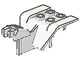 Lego Tricycle Body Top / White
