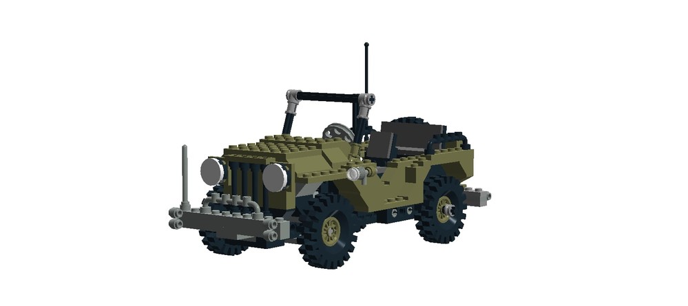 Lego 5510 MOC Willy's Jeep WWII