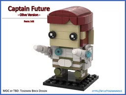 Captain Future Brickheadz - olive edition