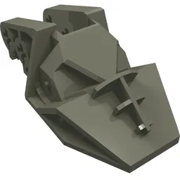 Technic Block 3 x 6 x 1 & 2/3 / Dark Gray