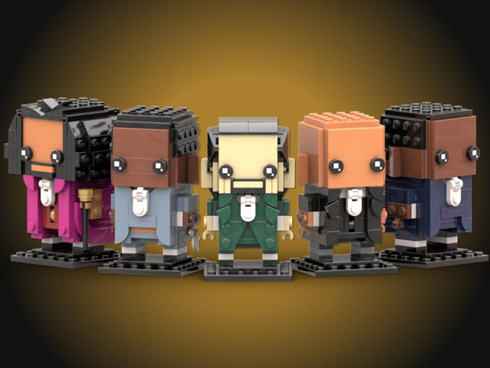Lego Cabinet Battle Brickheadz (From Hamilton)