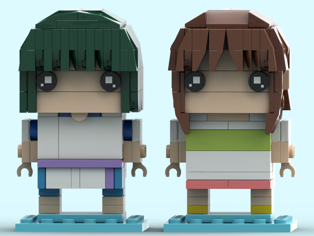 Lego Chihiro & Haku - Studio Ghibli BrickHeadz